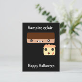 Carte Postale Éloge vampire "Happy Halloween" (Debout devant)