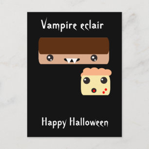 Carte Postale Éloge vampire "Happy Halloween"