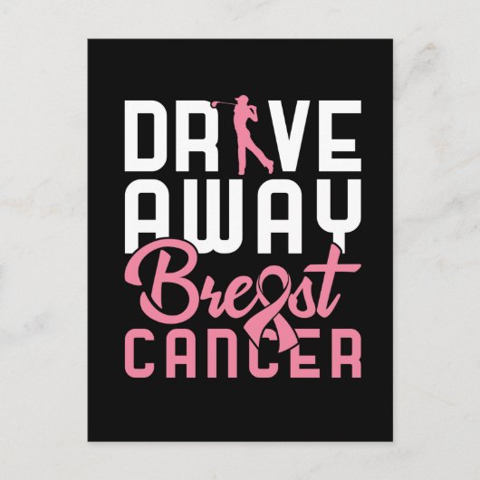 Carte Postale Éloigner le cancer du sein (Devant)