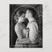 Carte postale Elopement photo subtil Arc Overlay (Devant)