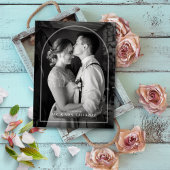 Carte postale Elopement photo subtil Arc Overlay