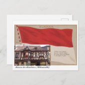 Carte postale "Elsass" Maison des Ménétriers (Devant / Derrière)