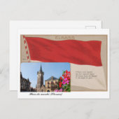 Carte postale "Elsass" Place du marché d'Obernai (Devant / Derrière)