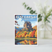 Carte Postale Eltz Castle Allemagne Travel (Debout devant)