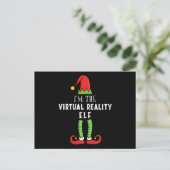 Carte Postale Élue de la réalité virtuelle Cadeau de Noël pour l (Debout devant)