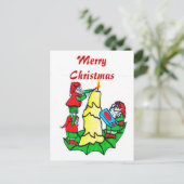 Carte postale ELVES DE NOËL (Debout devant)