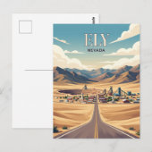 Carte Postale Ely États-Unis (Devant / Derrière)