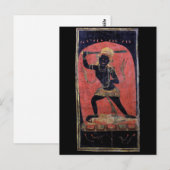 Carte Postale Émanation d'Acala du Bouddha Akshobya (Devant / Derrière)