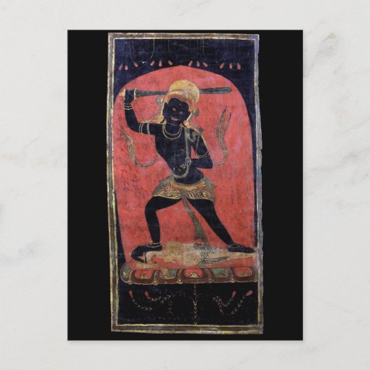 Carte Postale Émanation d'Acala du Bouddha Akshobya (Devant)