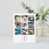 Carte Postale Emballage artisanal Insertion Collage + Coupon (Debout devant)
