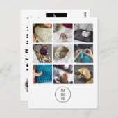 Carte Postale Emballage artisanal Insertion Collage + Coupon (Devant / Derrière)