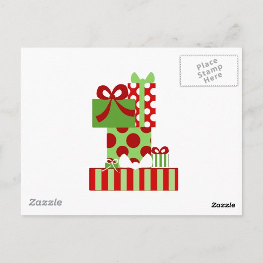 Carte Postale Emballage de cadeaux impossible (Dos)