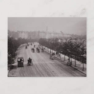 Carte Postale Embankment de Tamise (photo sépia)