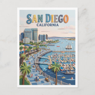 Carte Postale Embarcadero San Diego Californie