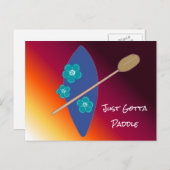 Carte Postale Embarquement (Devant / Derrière)