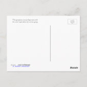 Carte Postale Embarquement en bateau (Dos)