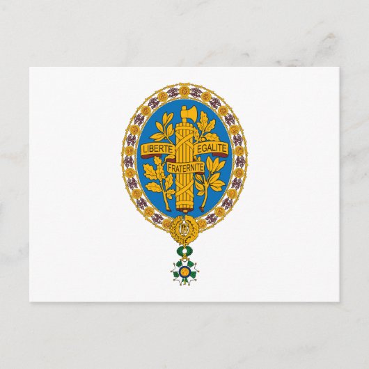 Carte postale Emblem France (Devant)