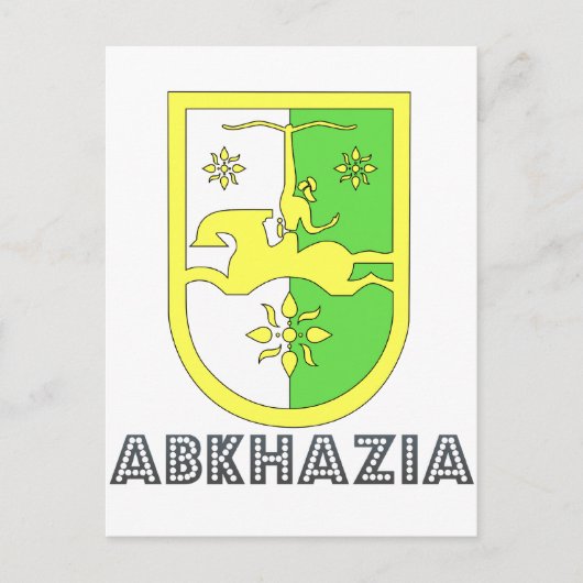 Carte Postale Emblème abkhaze (Devant)