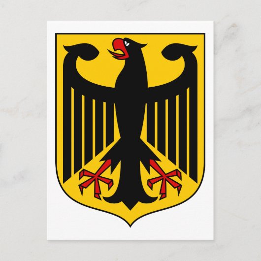 Carte Postale emblème allemand (Devant)