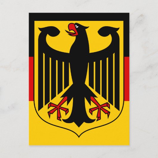 Carte Postale emblème allemand (Devant)