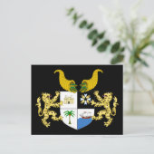 Carte Postale emblème benin (Debout devant)