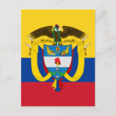 Carte Postale emblème de la colombie (Devant)