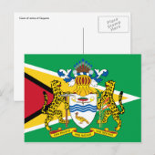 Carte Postale emblème de la Guyane (Devant / Derrière)
