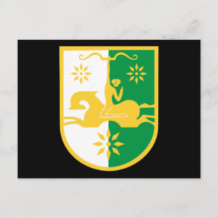 Carte Postale emblème de l'abkhazie