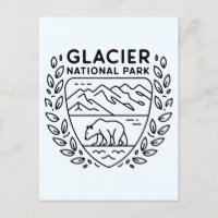 Emblème de l'ours du parc national des Glaciers
