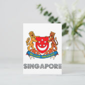 Carte Postale Emblème de Singapour (Debout devant)