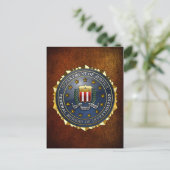 Carte Postale Emblème du FBI (Debout devant)