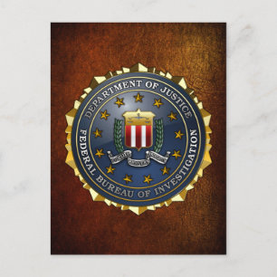 Carte Postale Emblème du FBI
