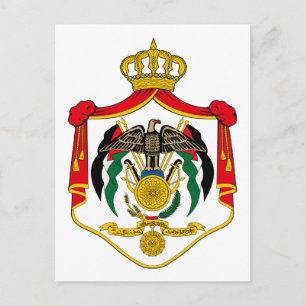 Carte Postale emblème jordanien