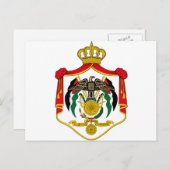 Carte Postale emblème jordanien (Devant / Derrière)
