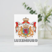 Carte Postale Emblème luxembourgeois (Debout devant)