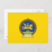 Carte Postale emblème mongol (mongol) (Devant / Derrière)