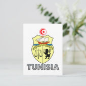 Carte Postale Emblème tunisien (Debout devant)
