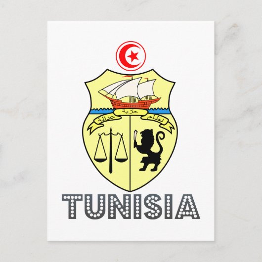 Carte Postale Emblème tunisien (Devant)
