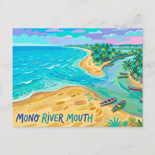 Carte Postale Embouchure du Mono Bénin
