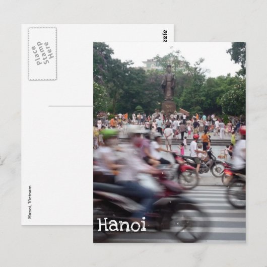 Carte Postale embouteillage (Devant / Derrière)