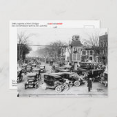 Carte Postale Embouteillage à Détroit (Devant / Derrière)