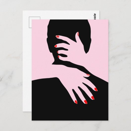 Carte Postale Embrace l'amour (Devant / Derrière)