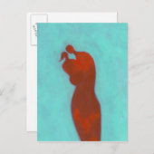 Carte Postale Embracement de couple (Devant / Derrière)