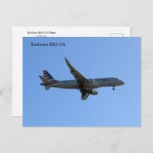 Carte Postale Embraer (Devant / Derrière)