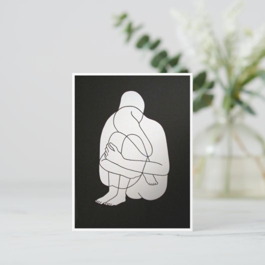 Carte Postale embrassé (Debout devant)