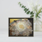 Carte Postale Embrasse D'Un Rose (Debout devant)