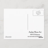 Carte Postale Embrasse D'Un Rose (Dos)