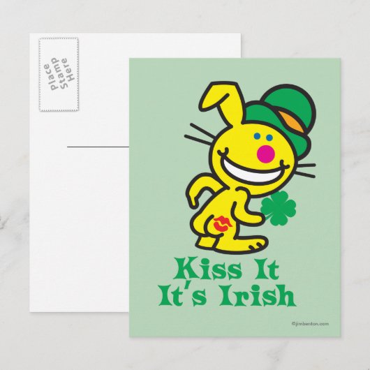 Carte Postale Embrasse-le (Devant / Derrière)