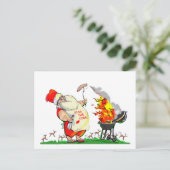 Carte Postale Embrasse Le Cuisinier (Debout devant)