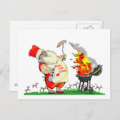 Carte Postale Embrasse Le Cuisinier (Devant / Derrière)